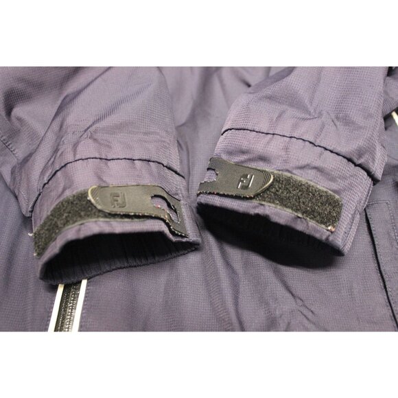 Footjoy FJ men's full zip lined rain windbreaker golf performance jacket L - Picture 12 of 16